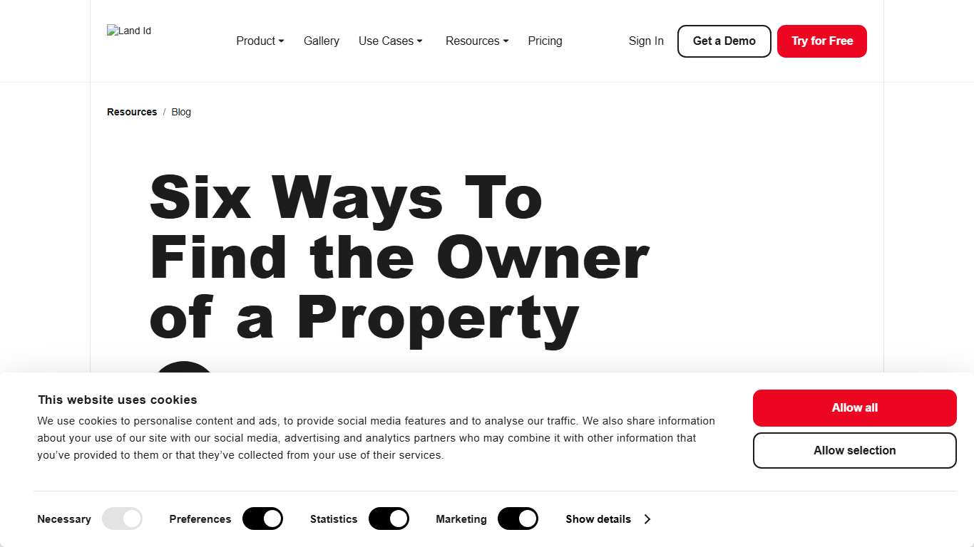 Six Ways To Find the Owner of a Property